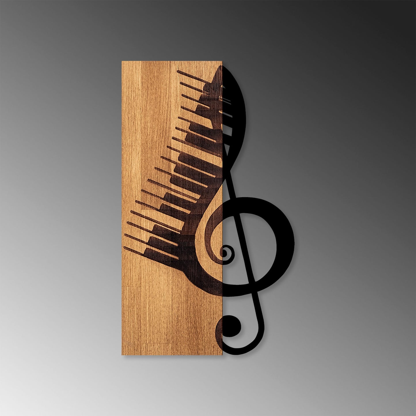 Drvena zidna dekoracija, Musical 1
