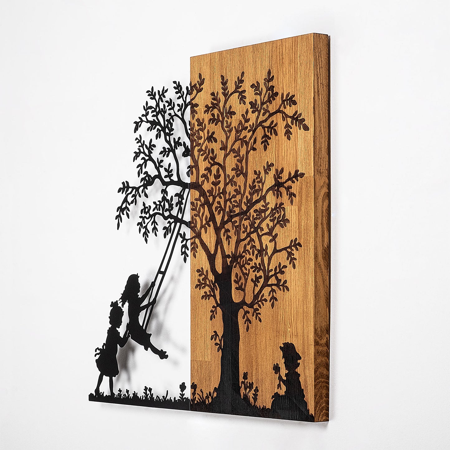 Drvena zidna dekoracija, The Tree And The Shaking Children