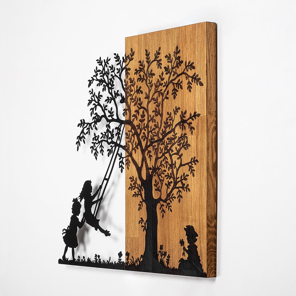 Drvena zidna dekoracija, The Tree And The Shaking Children