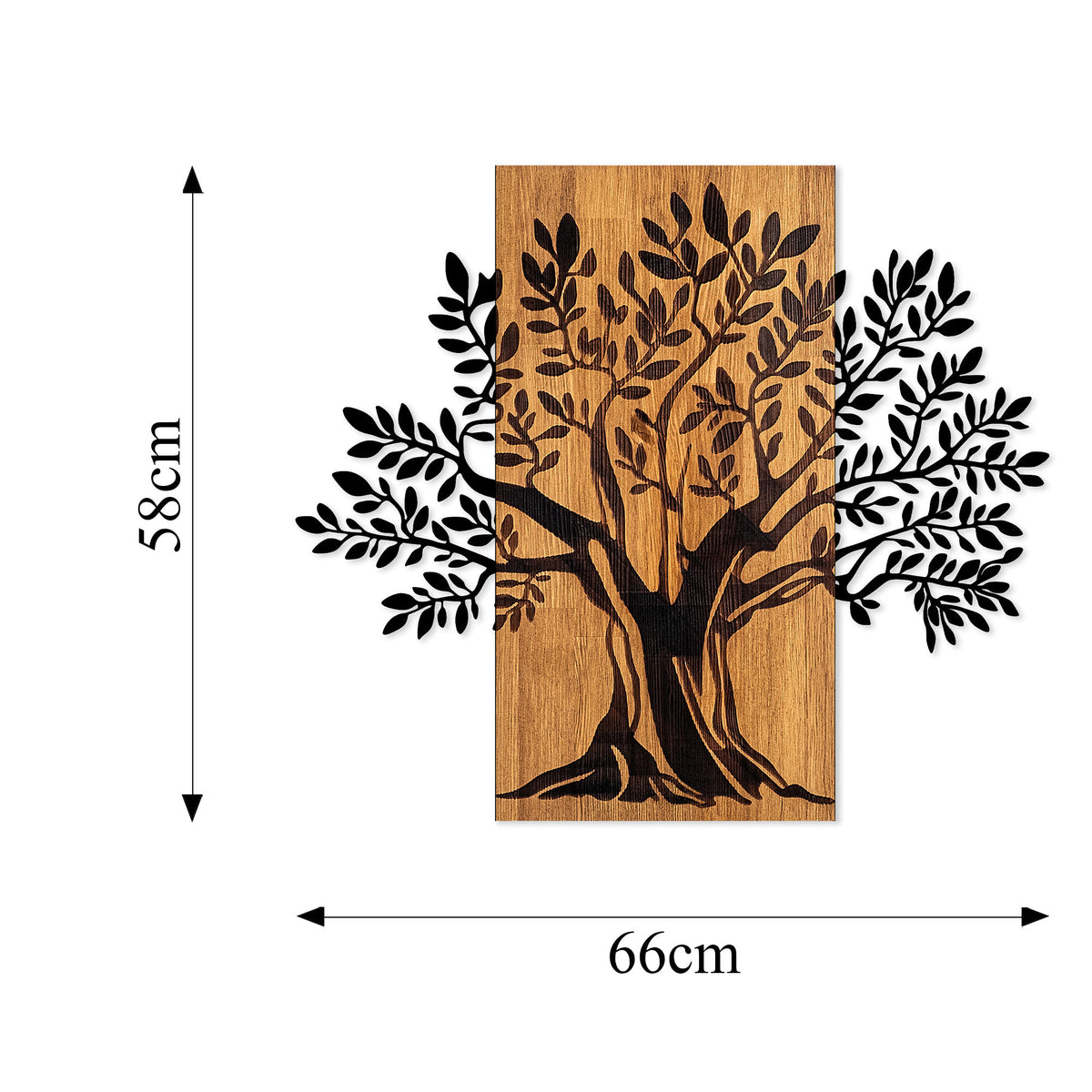 Drvena zidna dekoracija, Monumental Tree 2