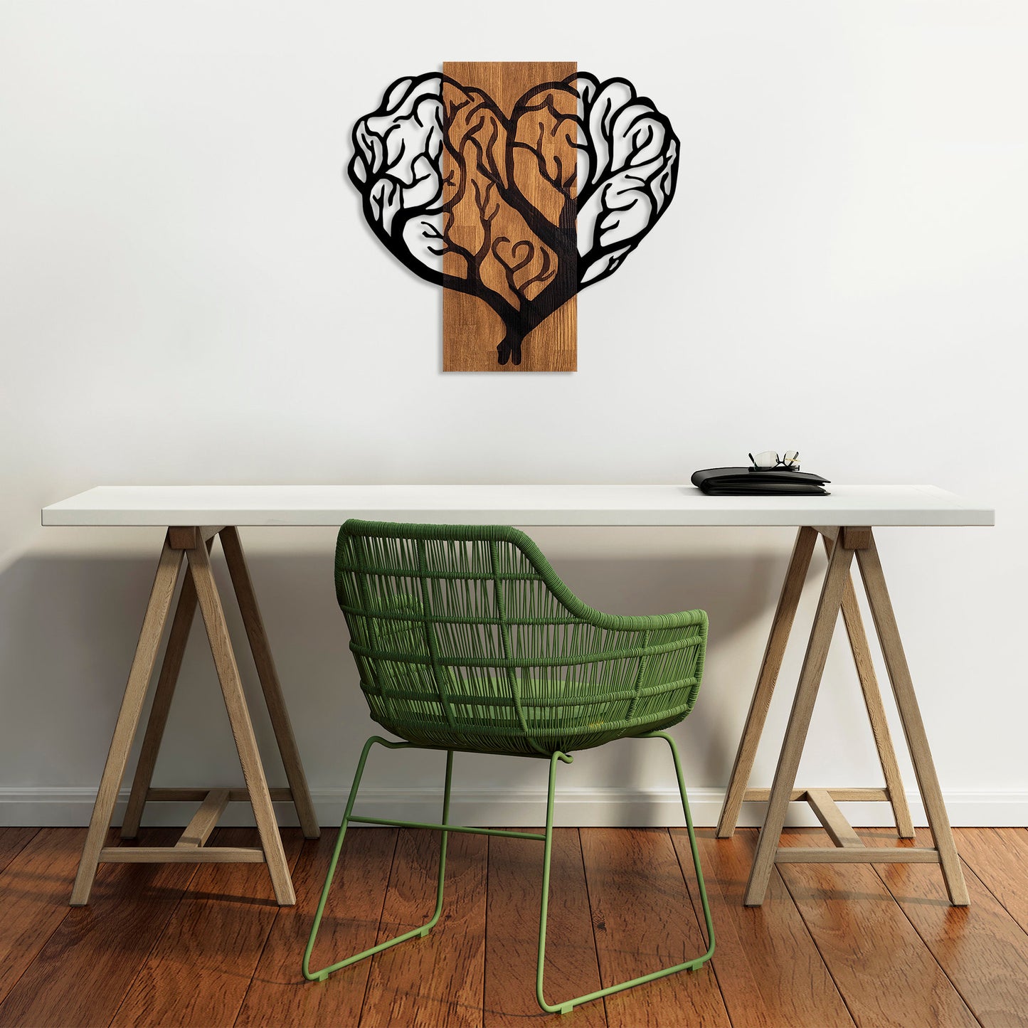 Drvena zidna dekoracija, Brain Tree