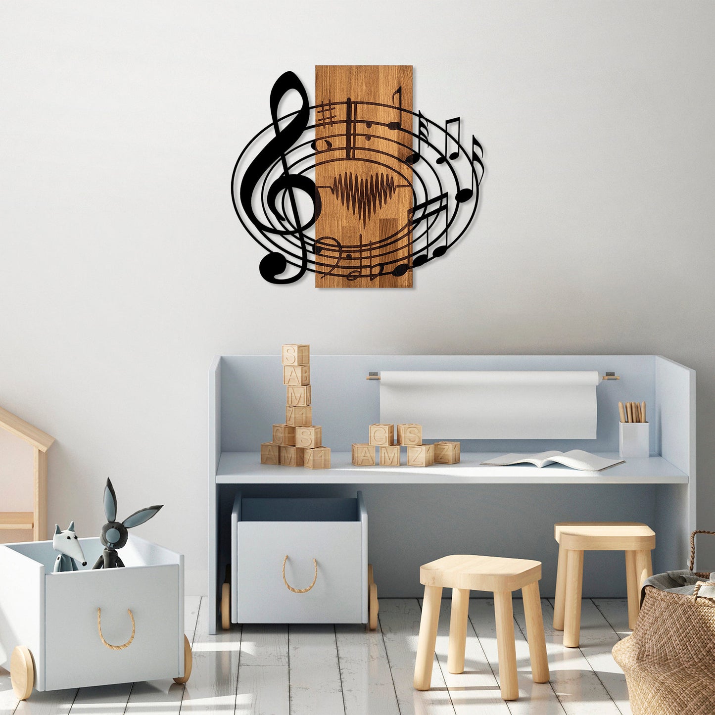 Drvena zidna dekoracija, Musical