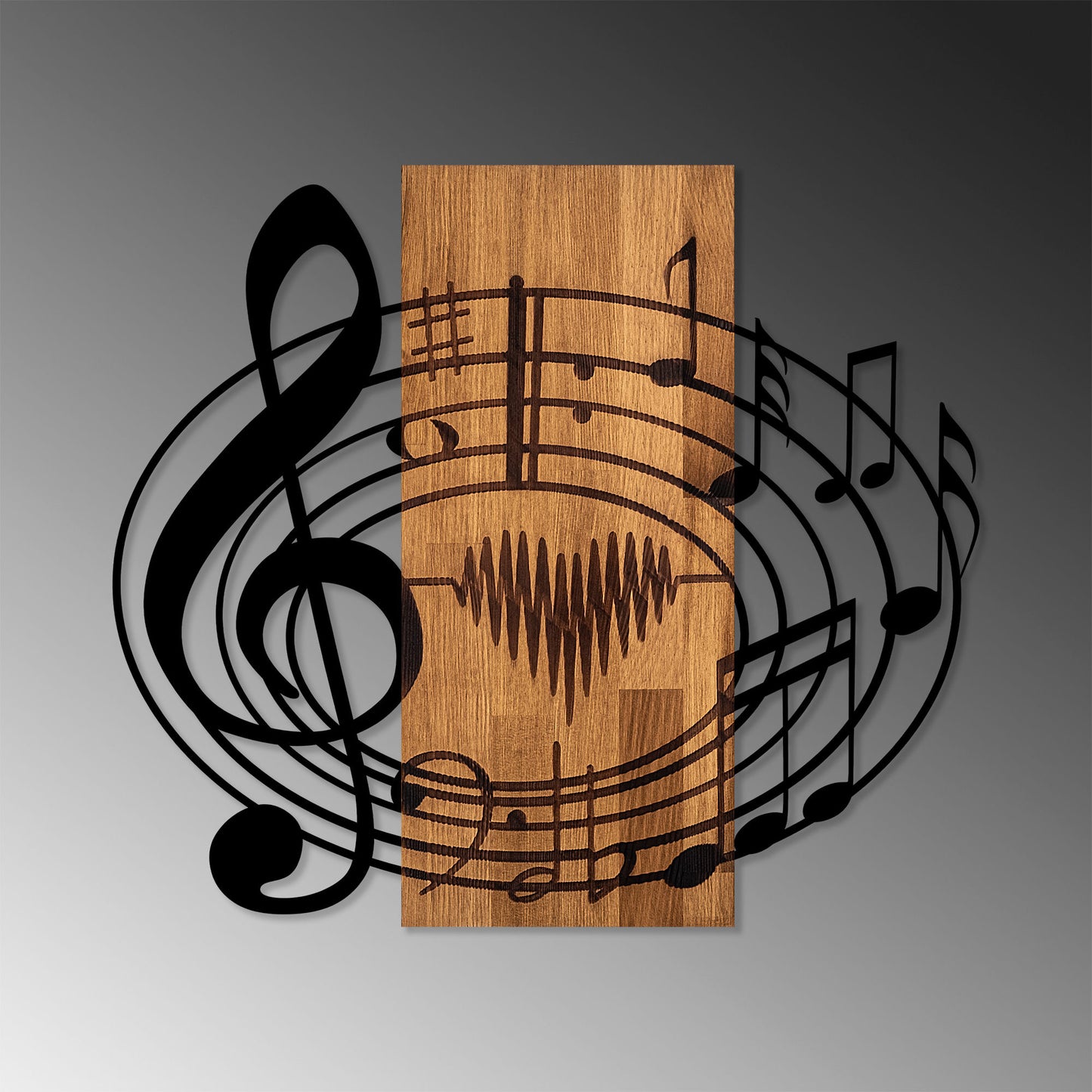 Drvena zidna dekoracija, Musical
