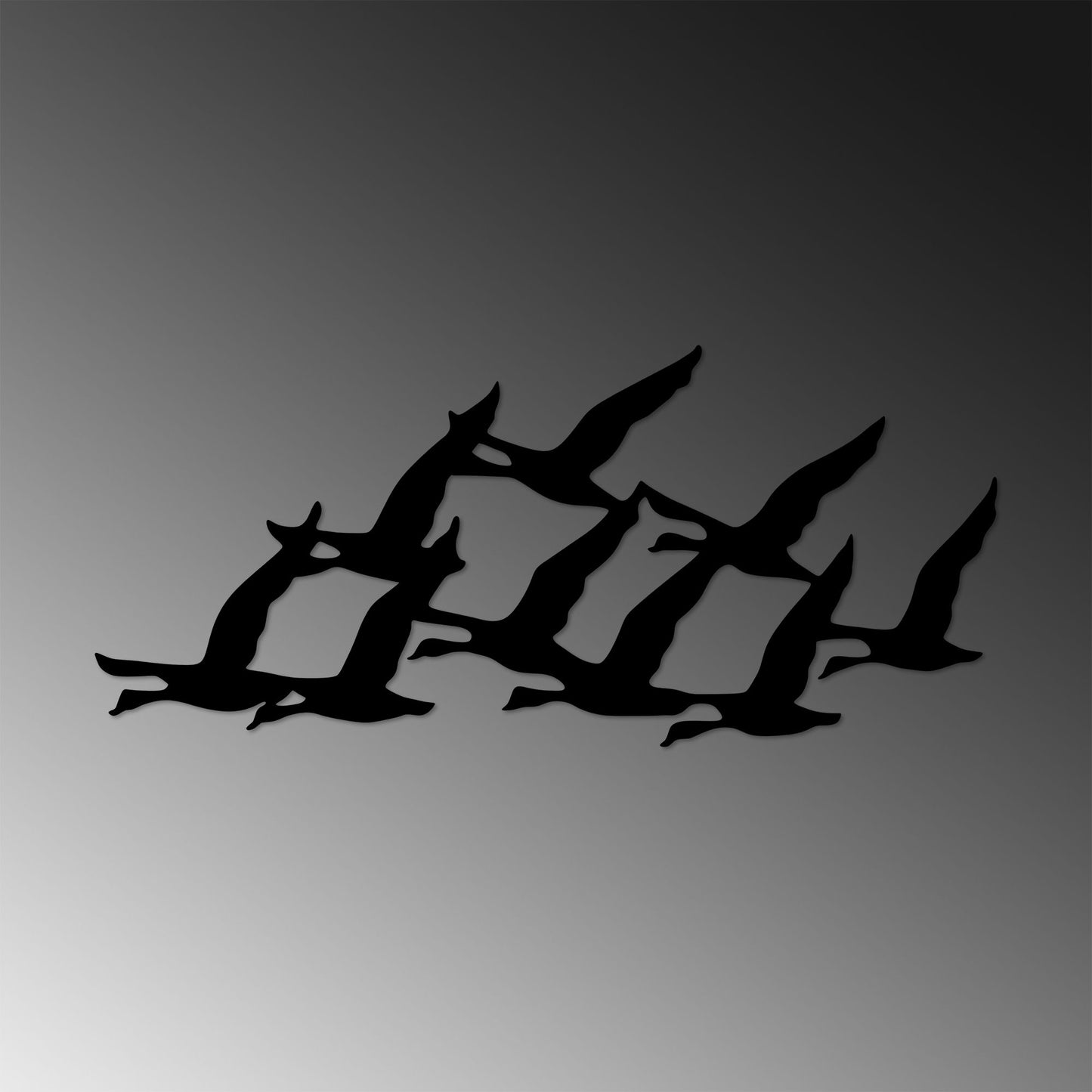 Metalna zidna dekoracija, Migrant Birds