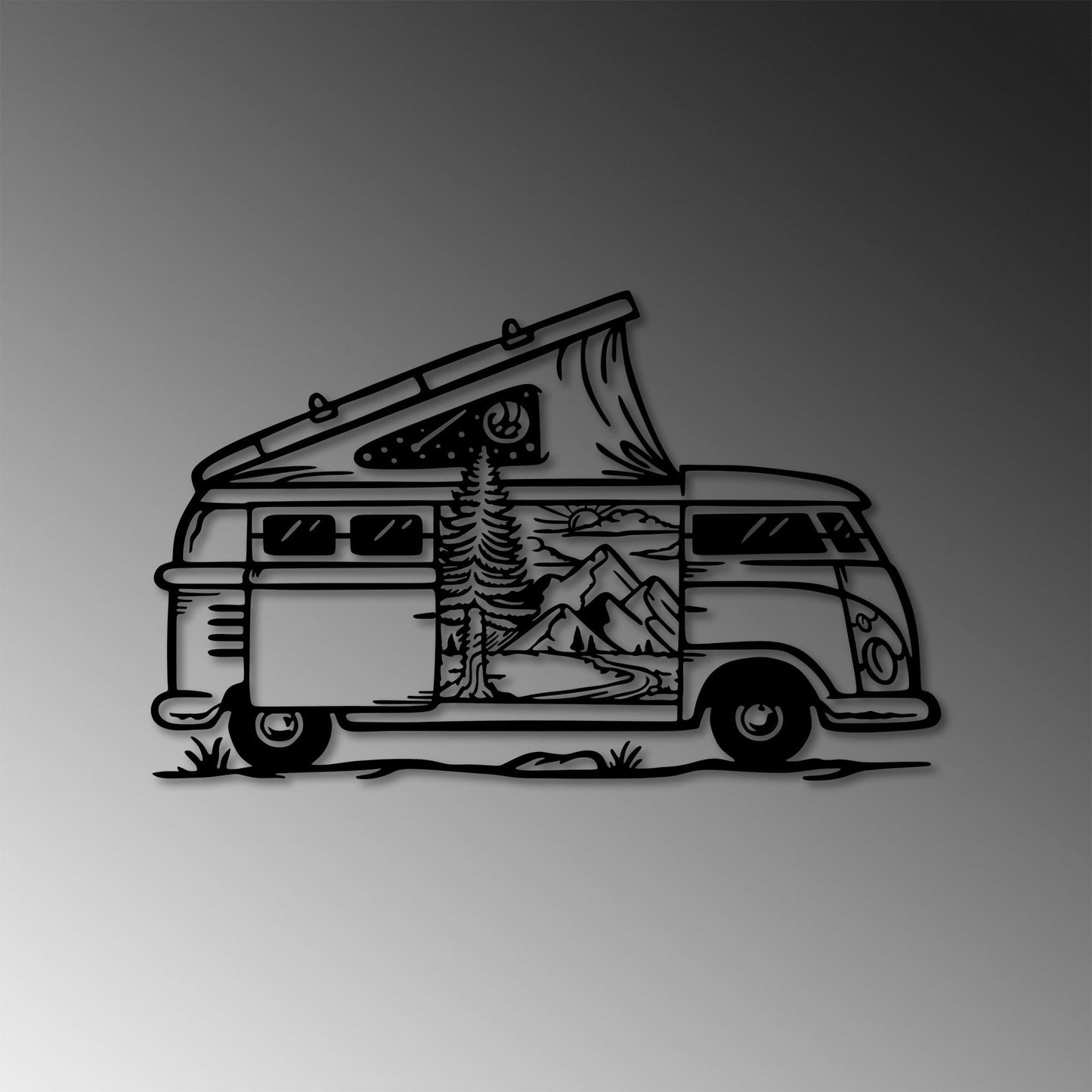 Metalna zidna dekoracija, Caravan