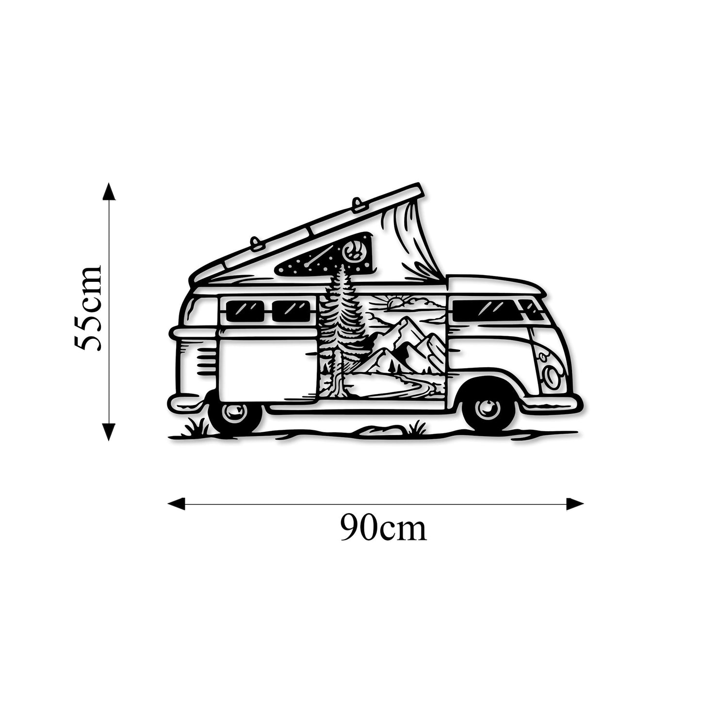 Metalna zidna dekoracija, Caravan