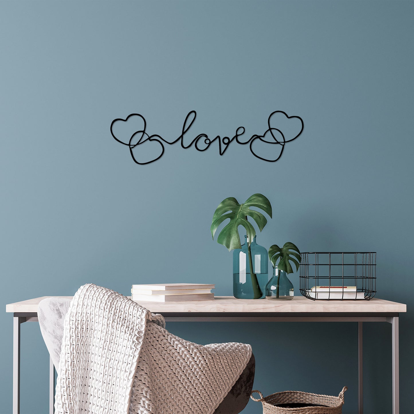 Metalna zidna dekoracija, Love - 491