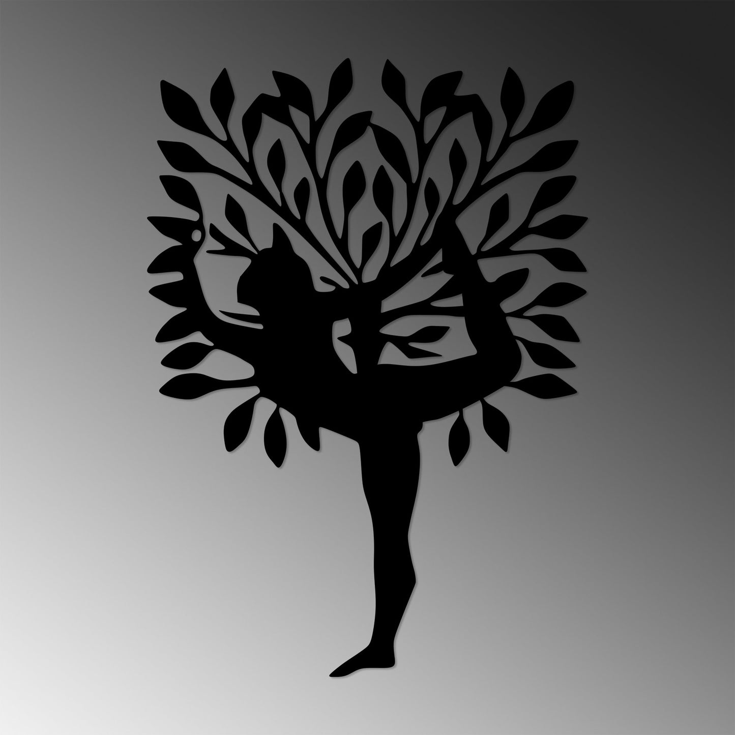 Metalna zidna dekoracija, Yoga 2