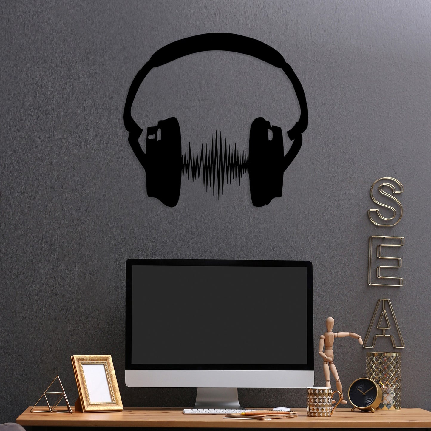 Metalna zidna dekoracija, Just Music