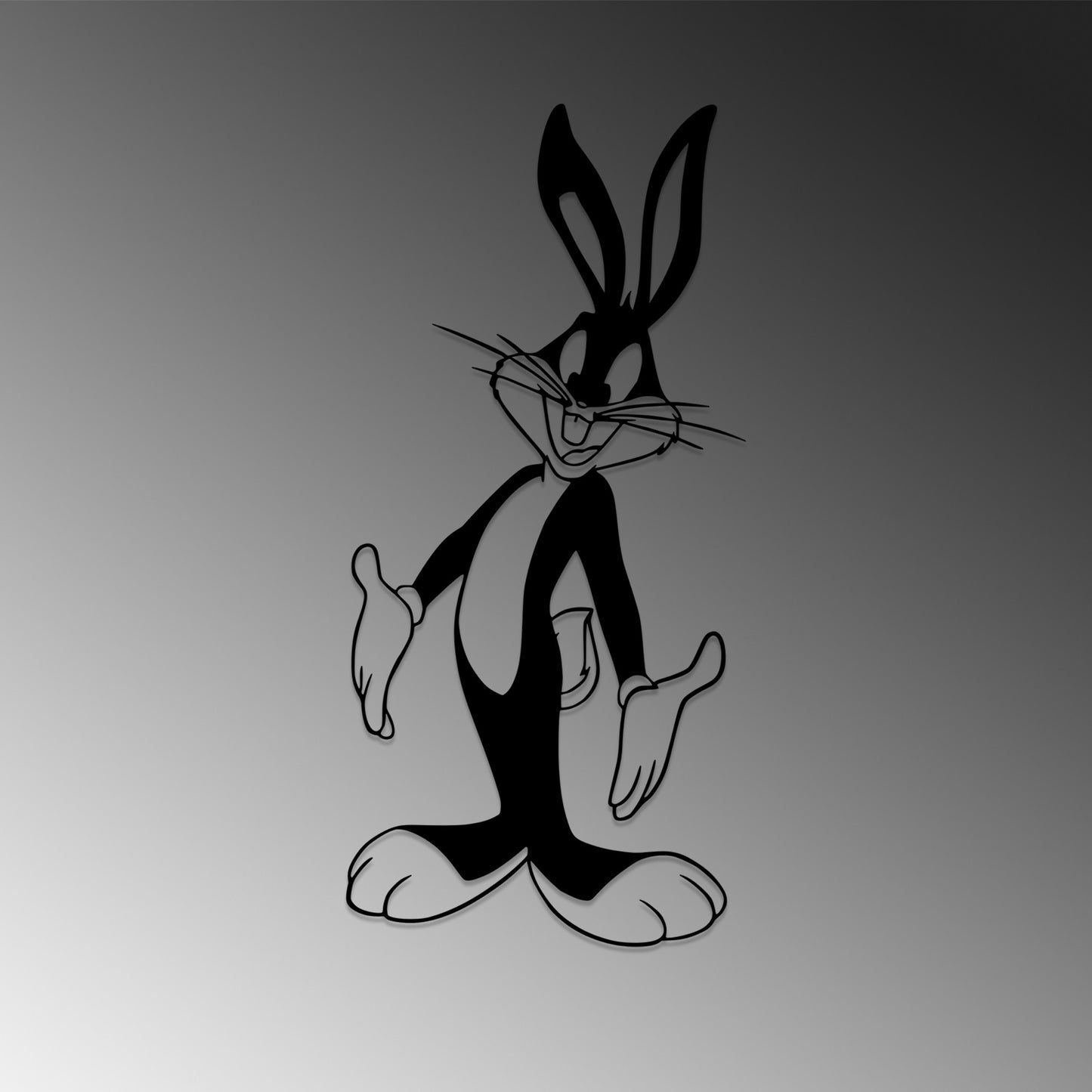 Metalna zidna dekoracija, Bugs Bunny 1