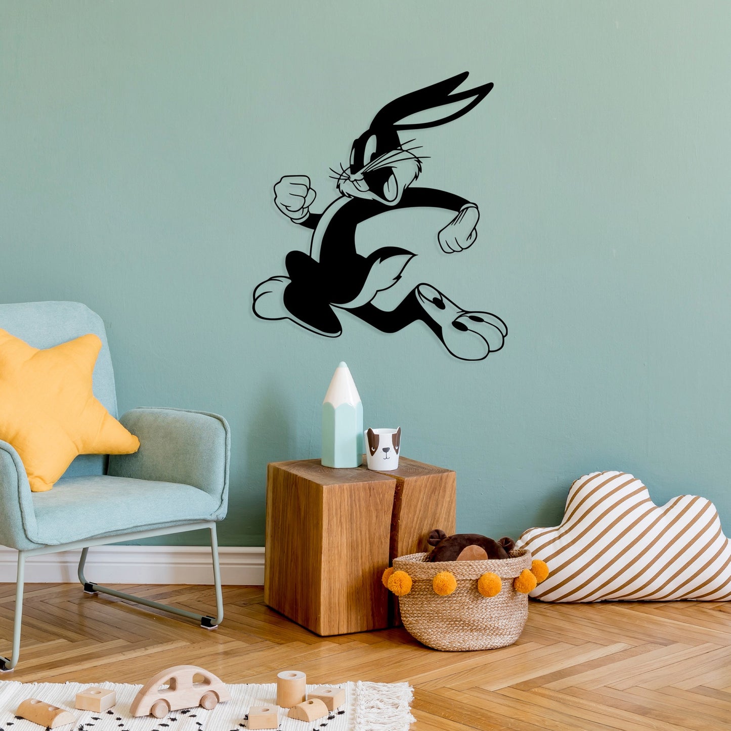 Metalna zidna dekoracija, Bugs Bunny 2