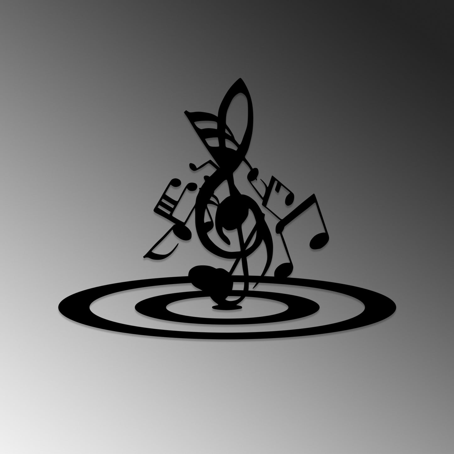 Metalna zidna dekoracija, Musical 1