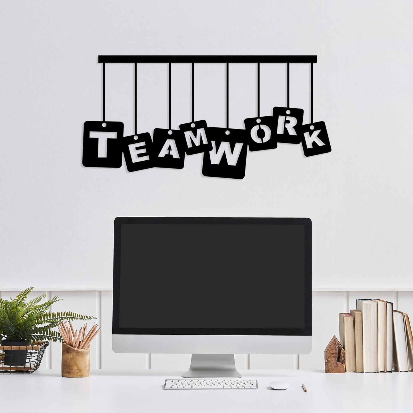 Metalna zidna dekoracija, Teamwork