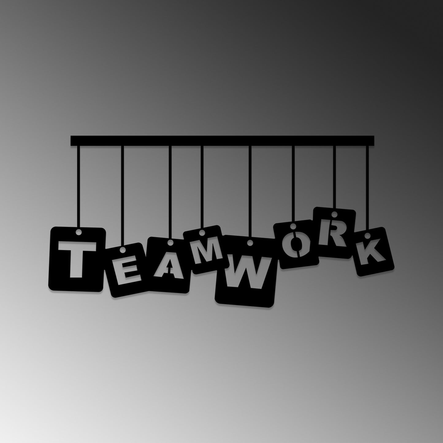 Metalna zidna dekoracija, Teamwork