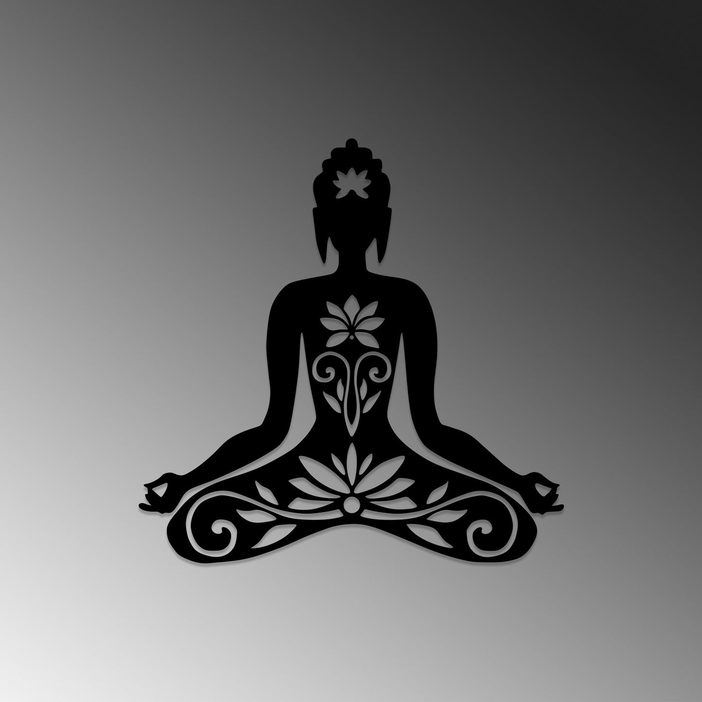 Metalna zidna dekoracija, Yoga 5