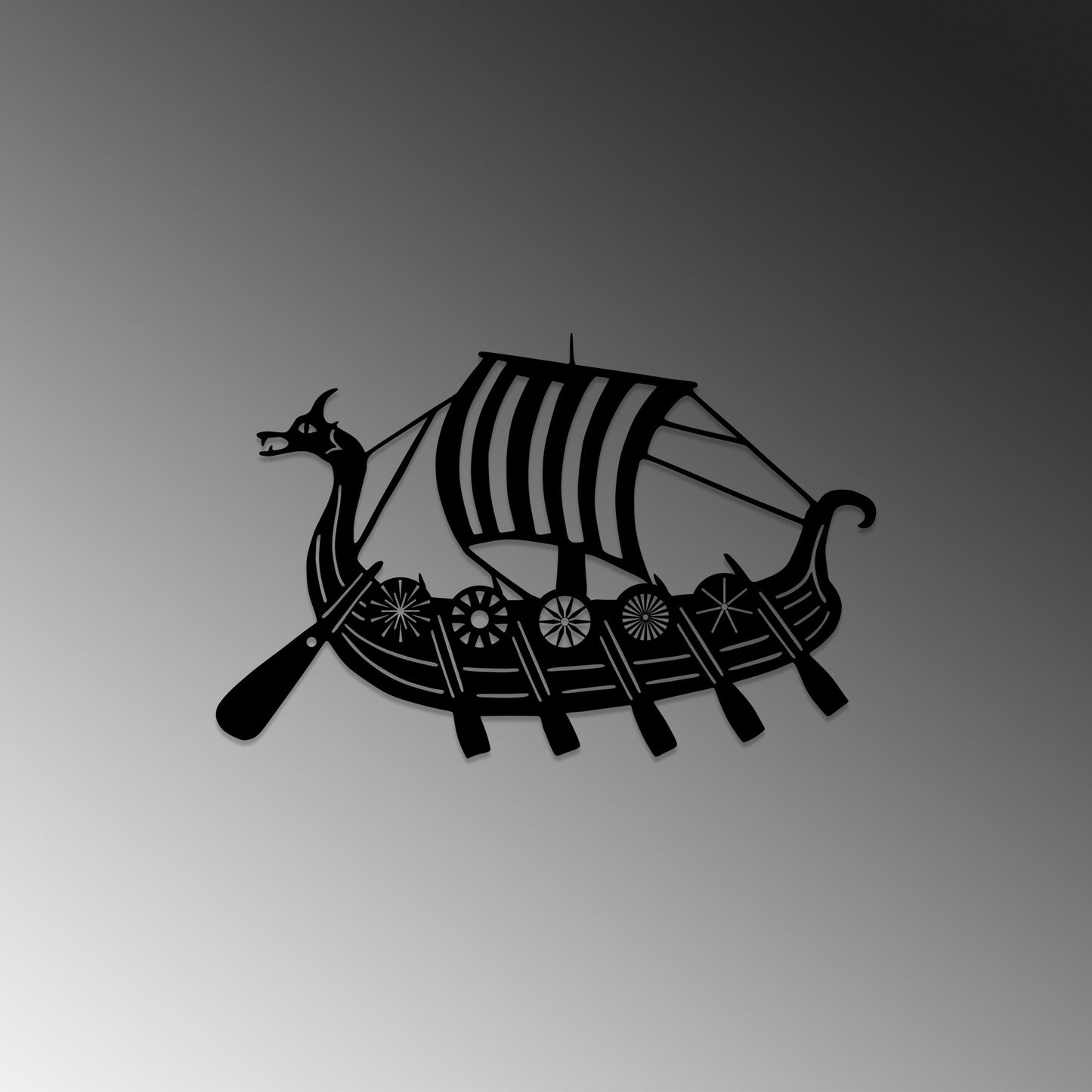 Metalna zidna dekoracija, Viking