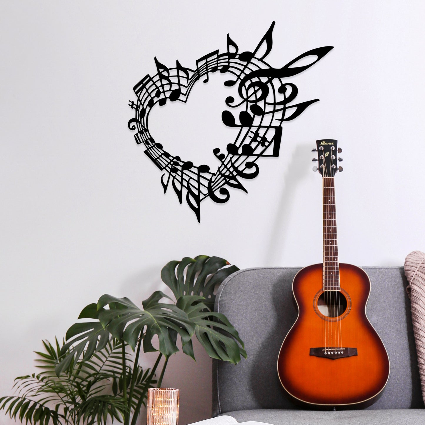 Metalna zidna dekoracija, Musical 5