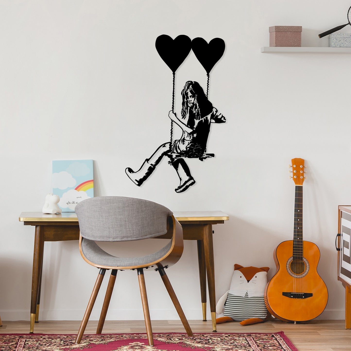 Metalna zidna dekoracija, Banksy Art