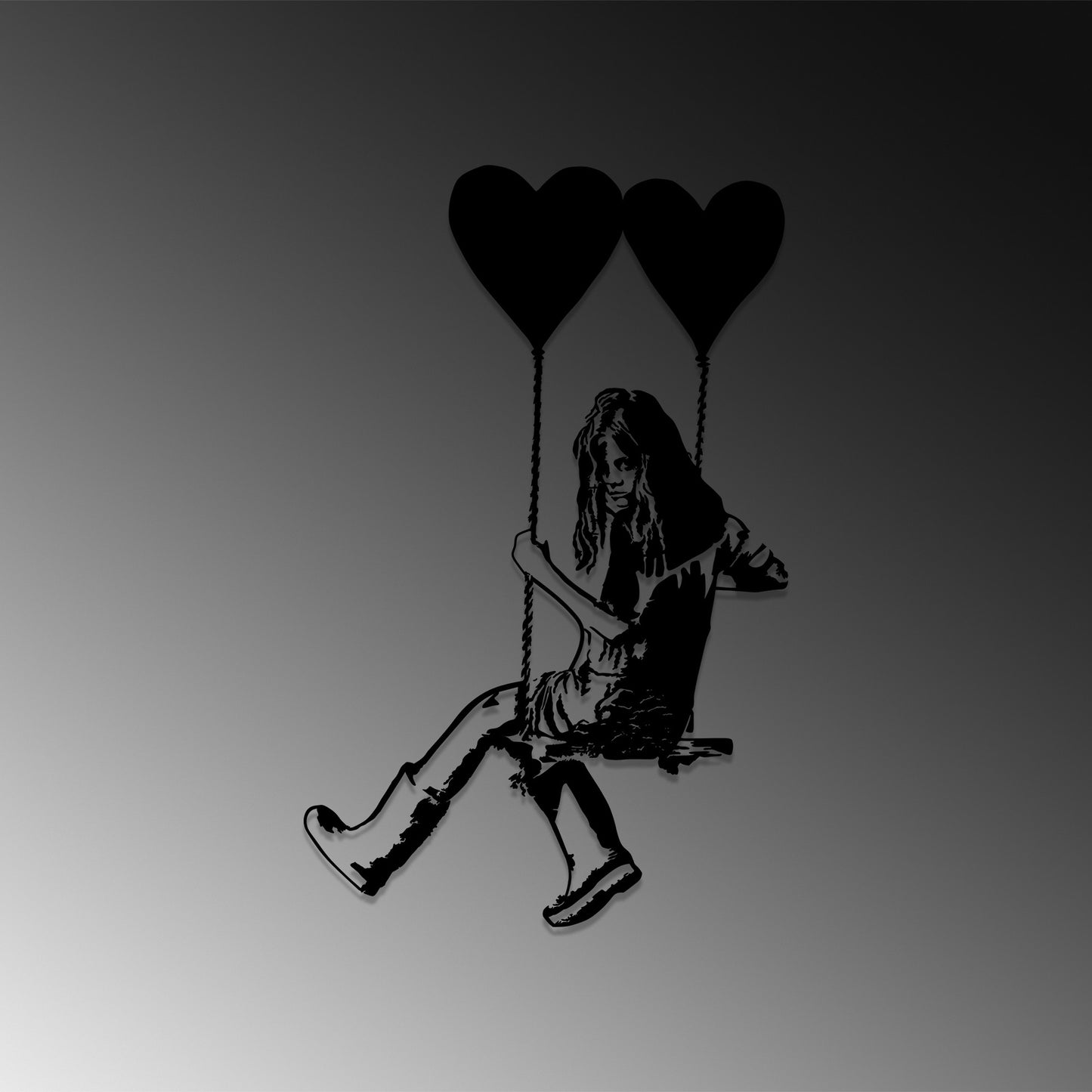 Metalna zidna dekoracija, Banksy Art