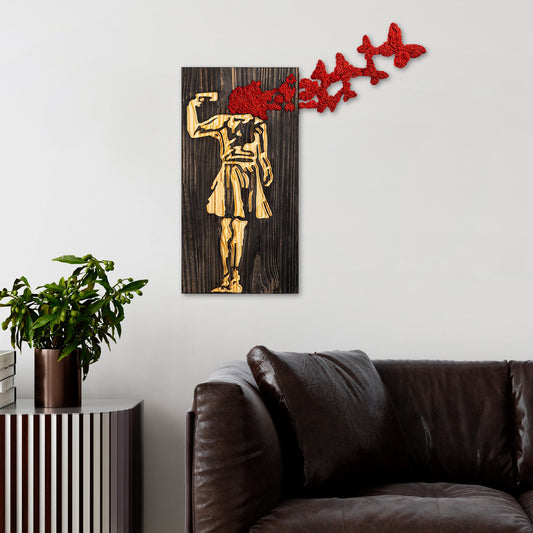 Drvena zidna dekoracija, Banksy - 16-1