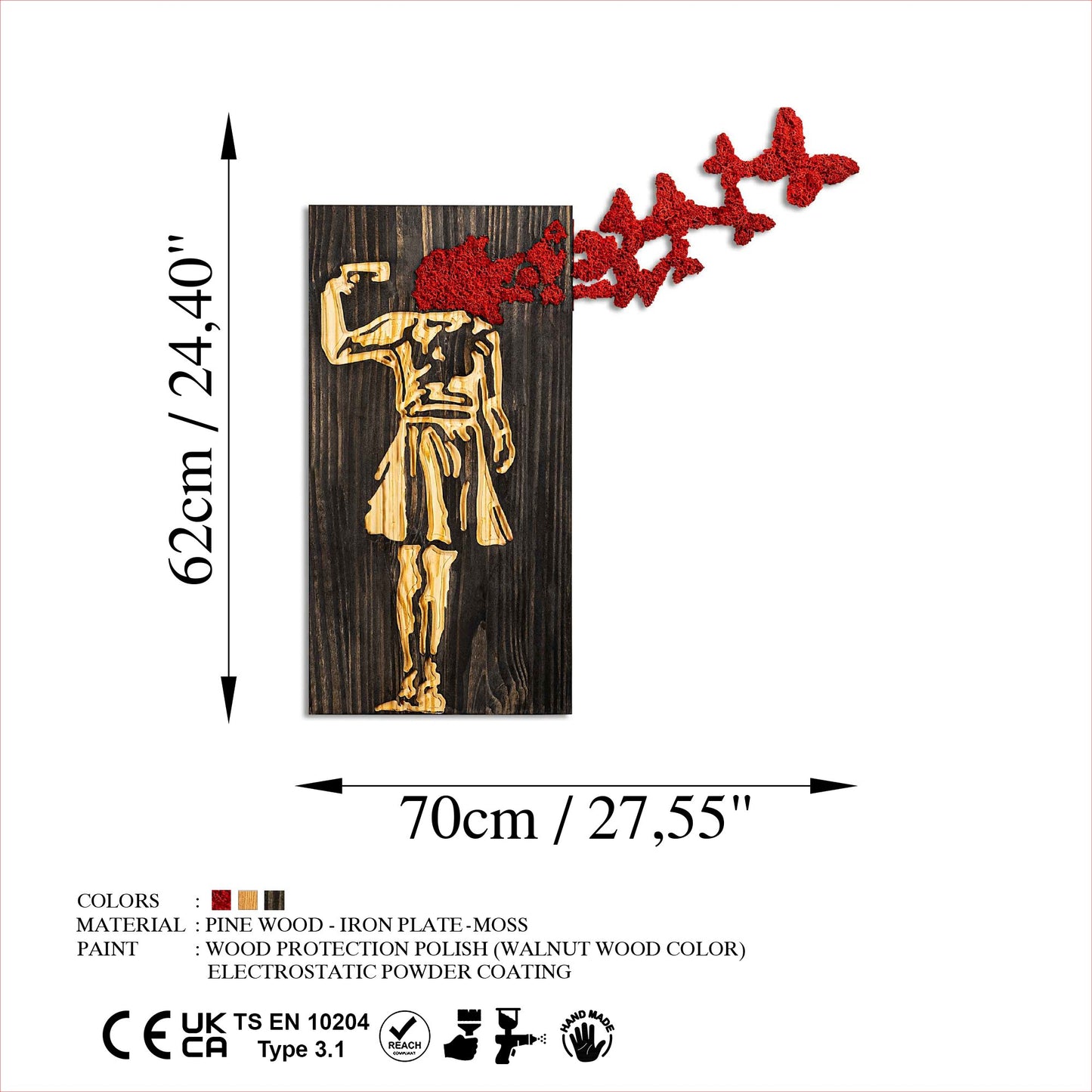 Drvena zidna dekoracija, Banksy - 16-1