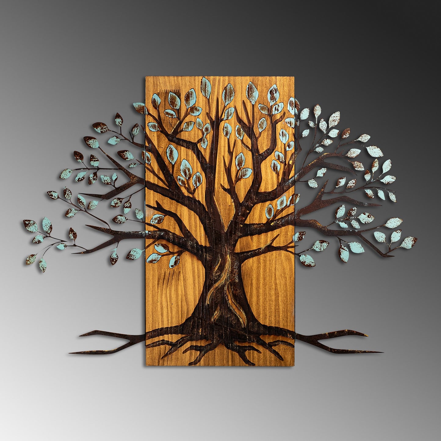Drvena zidna dekoracija, Willow - 382-A