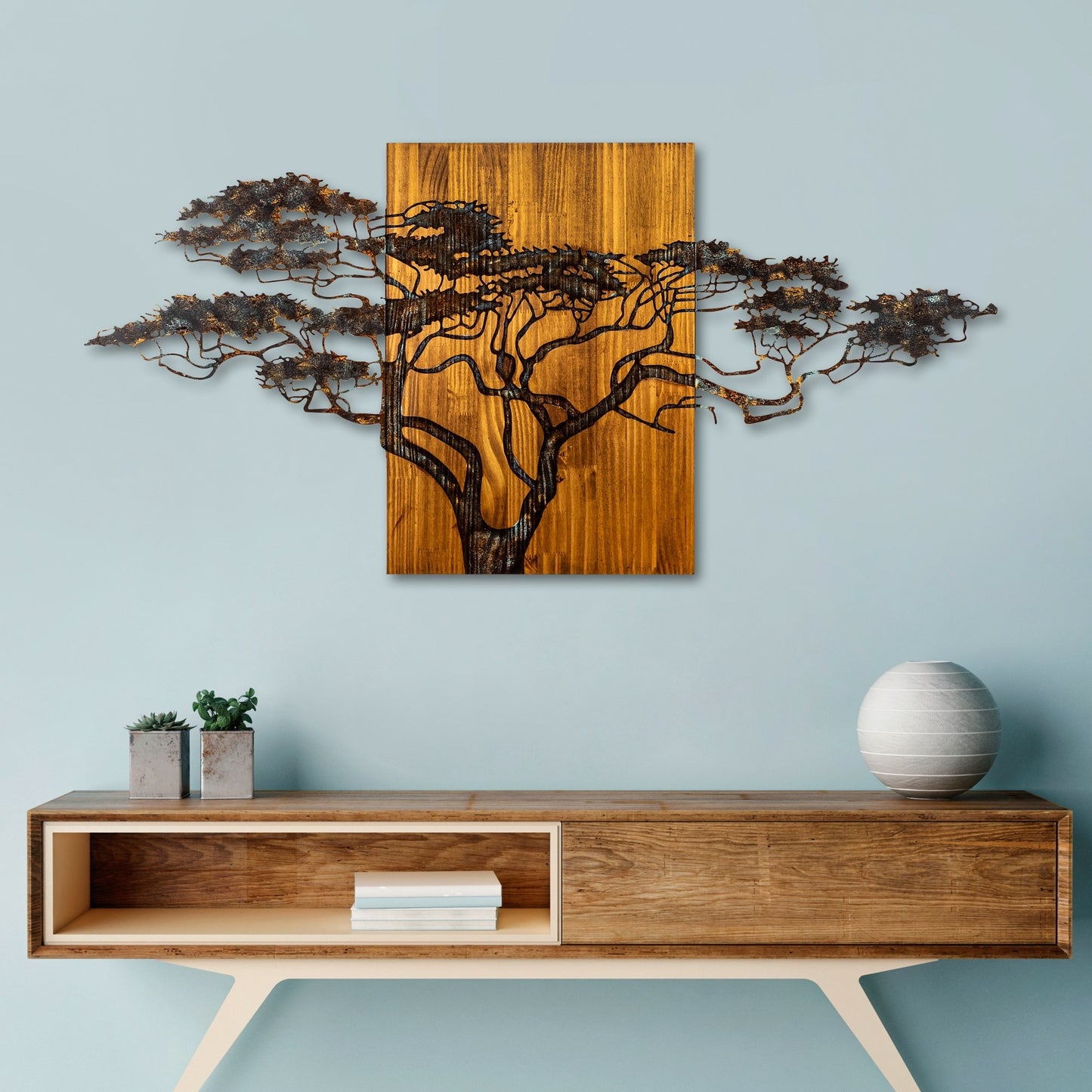 Zidna dekoracija drvena, Acacia Tree - 329-A