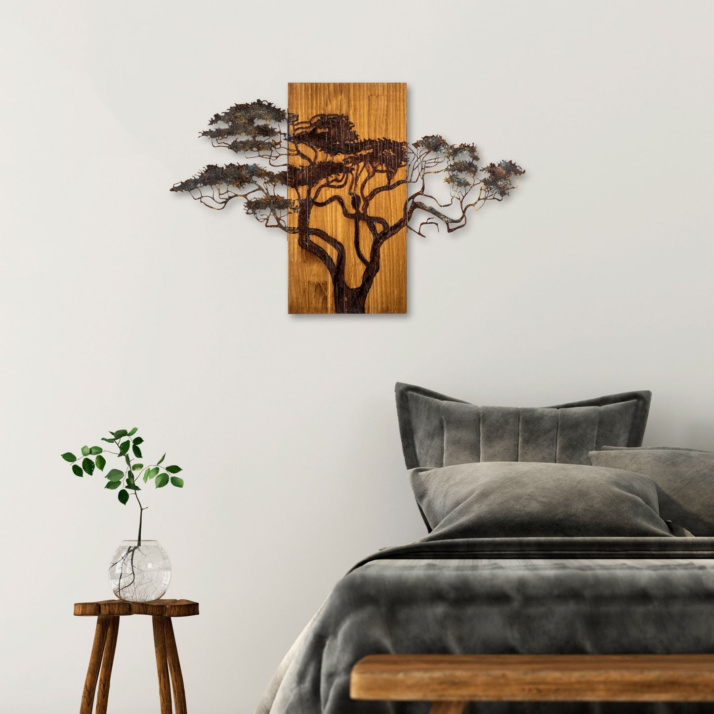 Zidna dekoracija drvena, Acacia Tree - 387-A