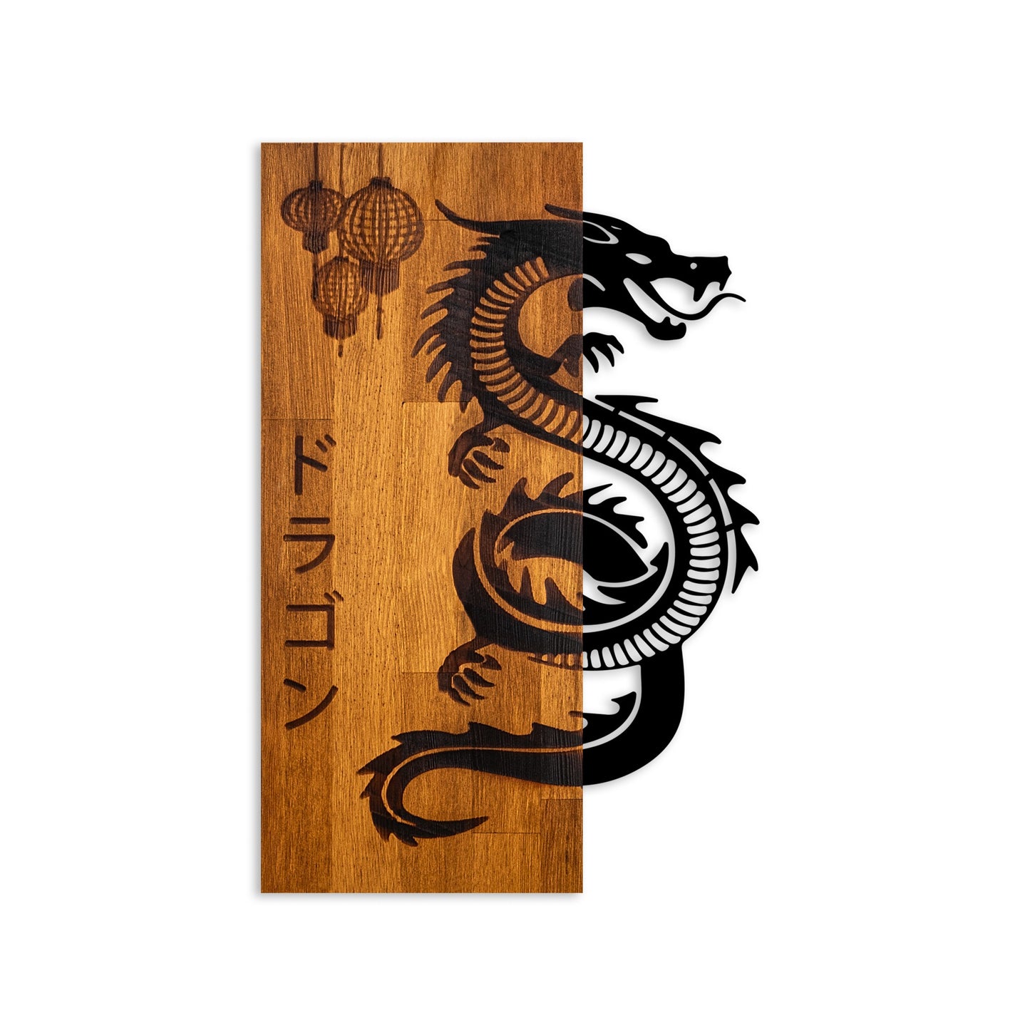 Drvena zidna dekoracija Dragon