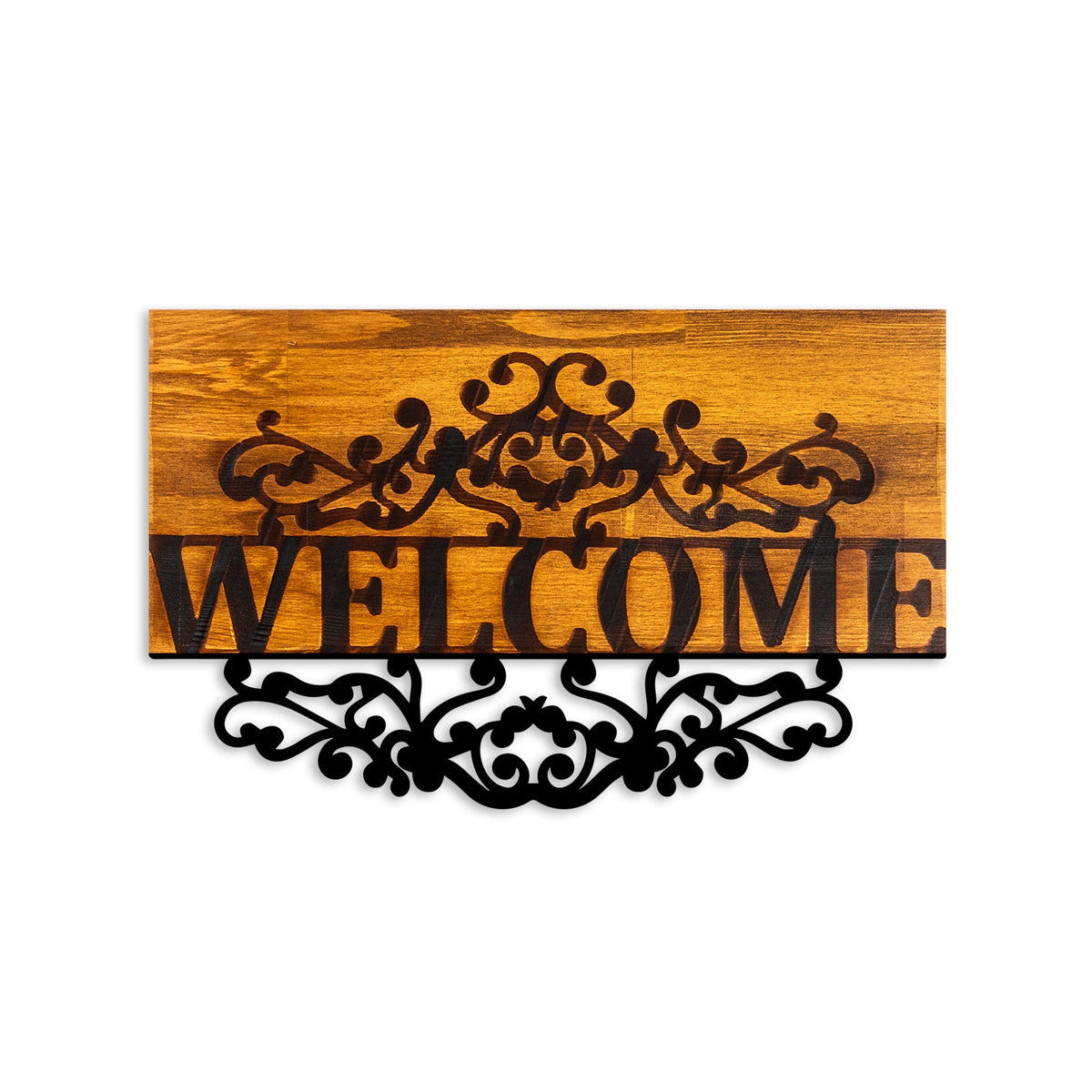 Drvena zidna dekoracija Welcome