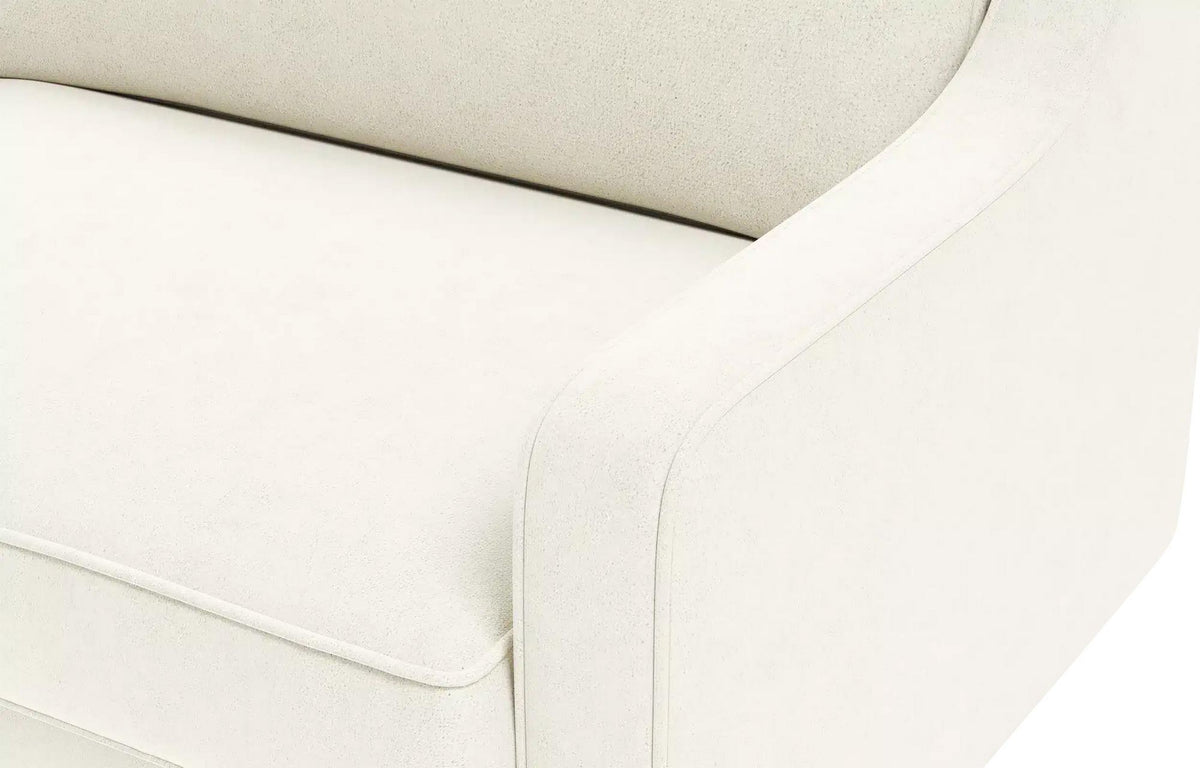 Sofa za jednu osobu 400, Mliječna pjena, Orah