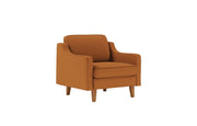 Sofa jednosjed 431, karamela, orah
