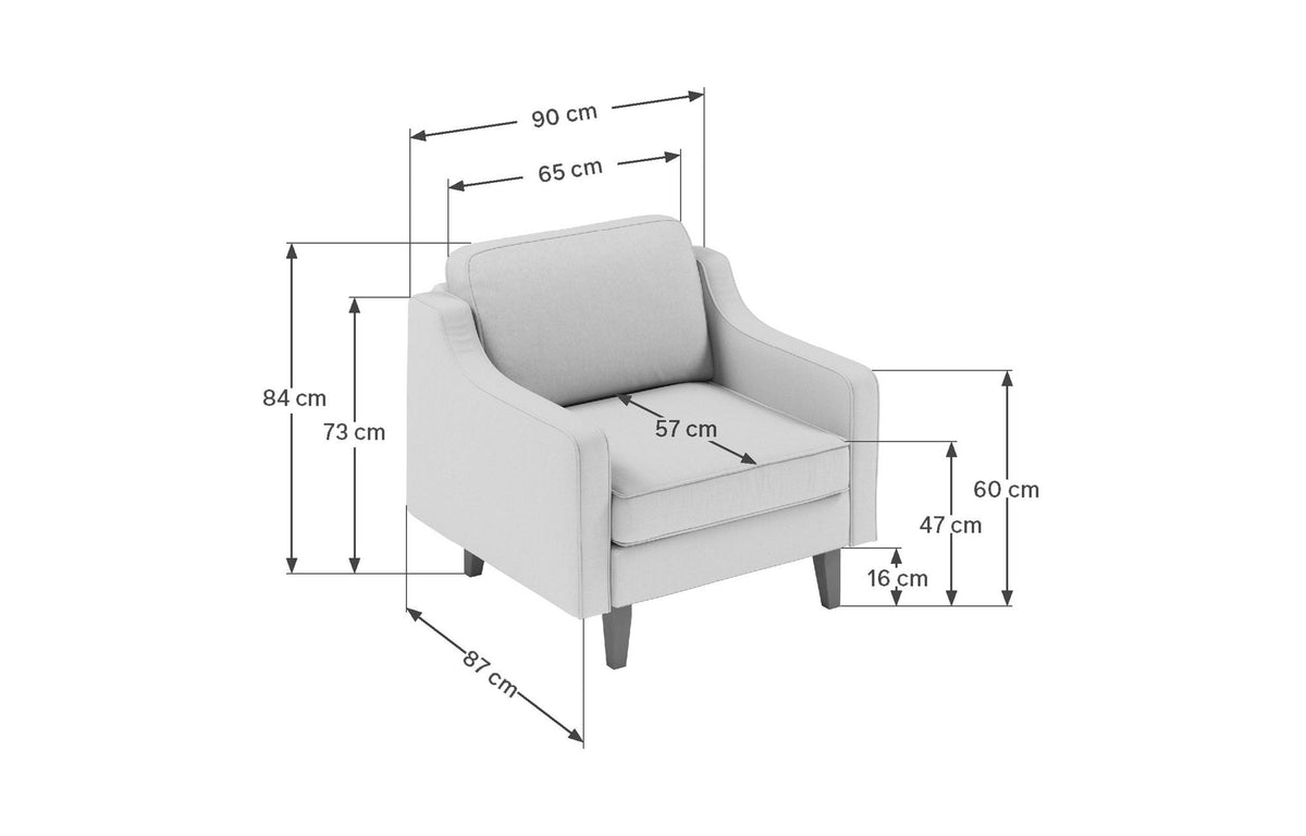 Sofa jednosjed 431, karamela, orah