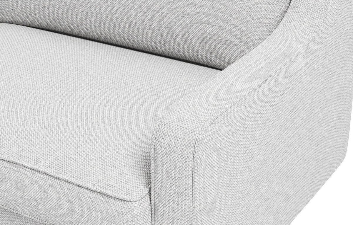 Sofa sa jednim sjedištem 509, boja šljunka, orah