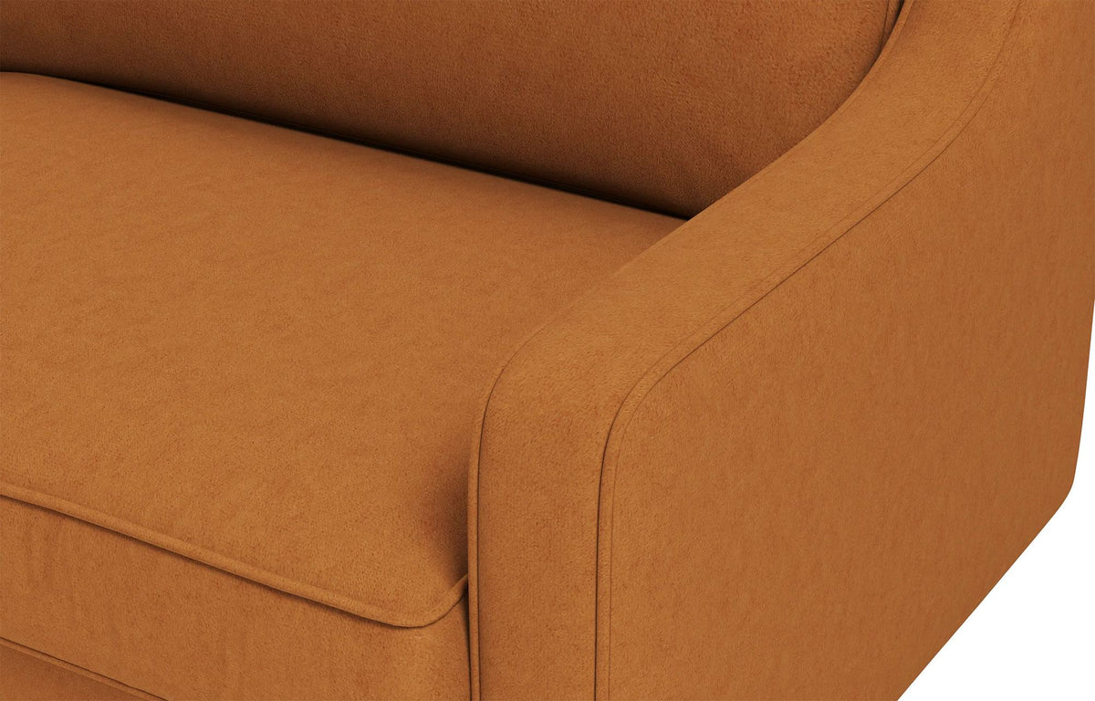 Jednosjedna sofa 592, karamela, orah
