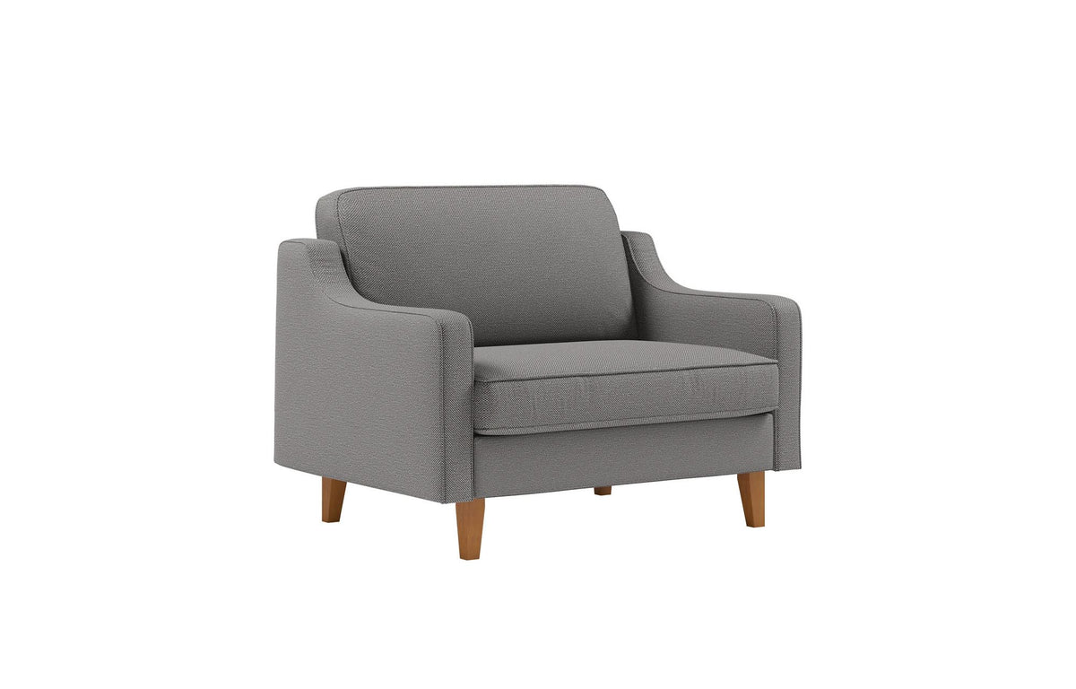 1-sjedna sofa 677, obsidijan, orah
