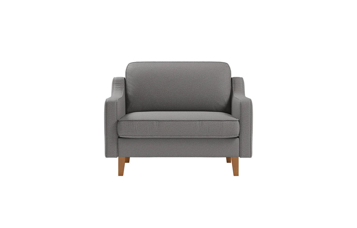 1-sjedna sofa 677, obsidijan, orah