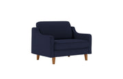 1-sjedna sofa 707, noćnoplava, orah