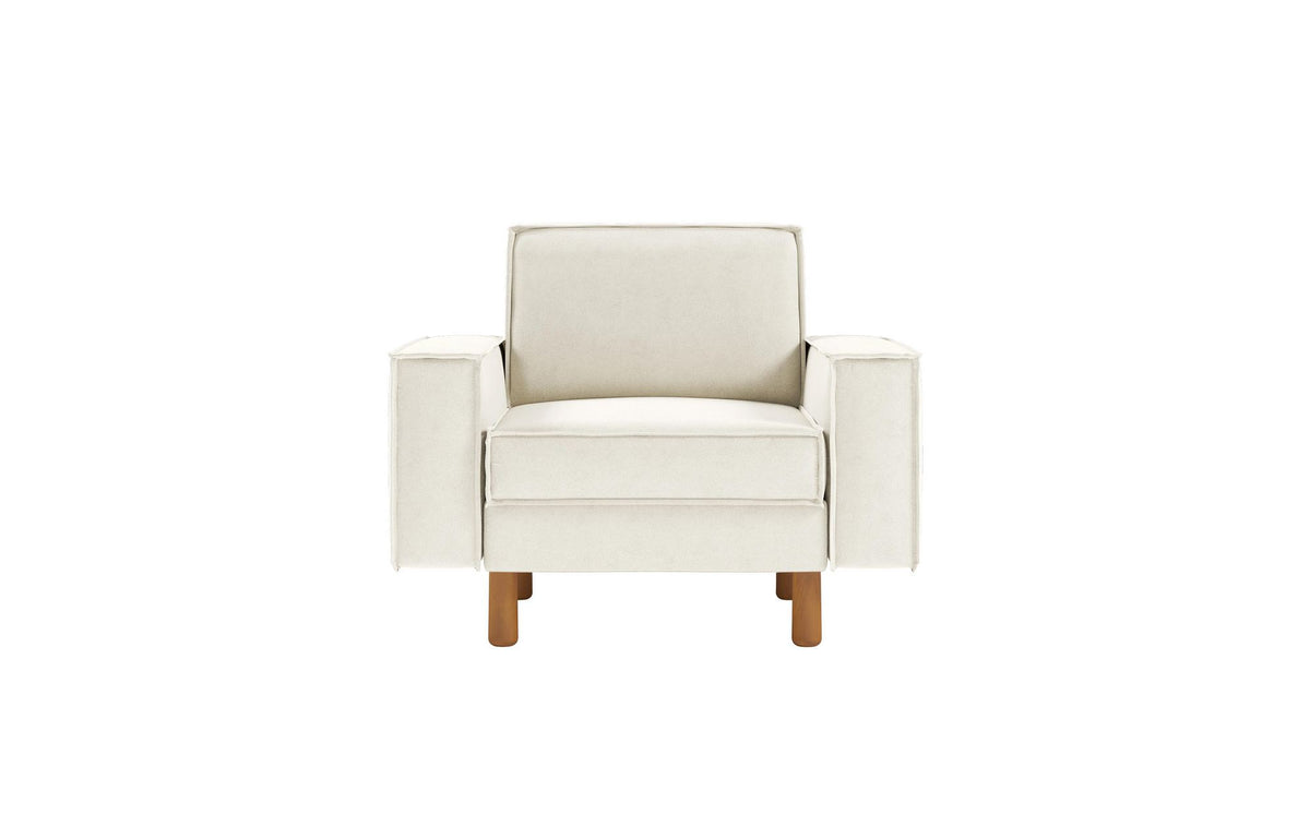 1-sjedna sofa 209, mliječna pjena, orah