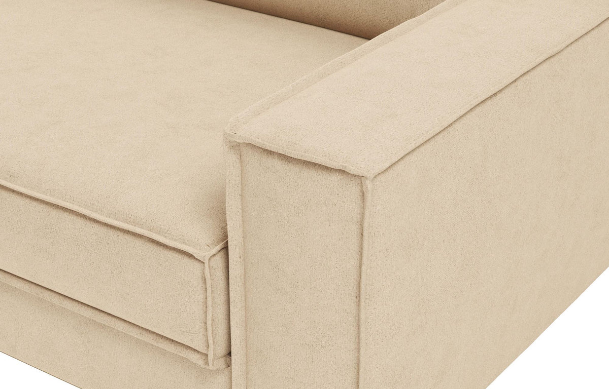 Jednosjedna sofa 216, pijesak, orah
