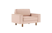 Jednosjedna sofa 353, losos, orah