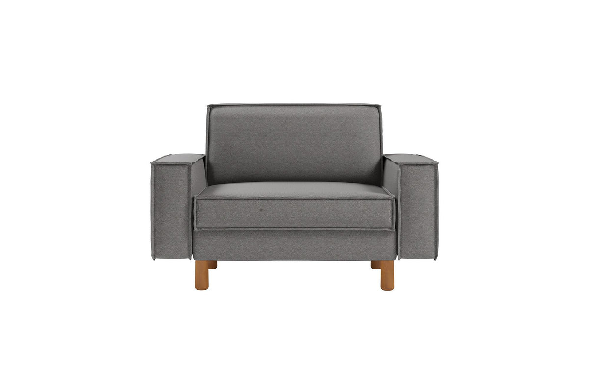 1-sjedna sofa 476, opsidijan, orah