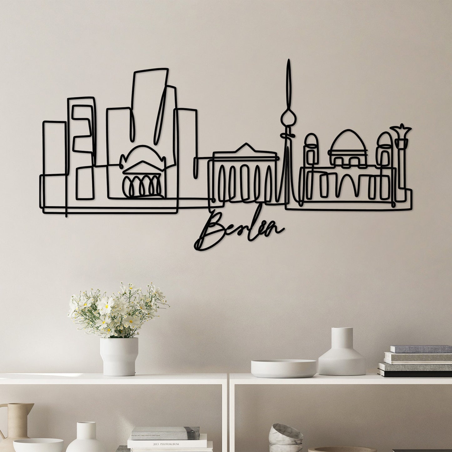 Metalna zidna dekoracija Berlin