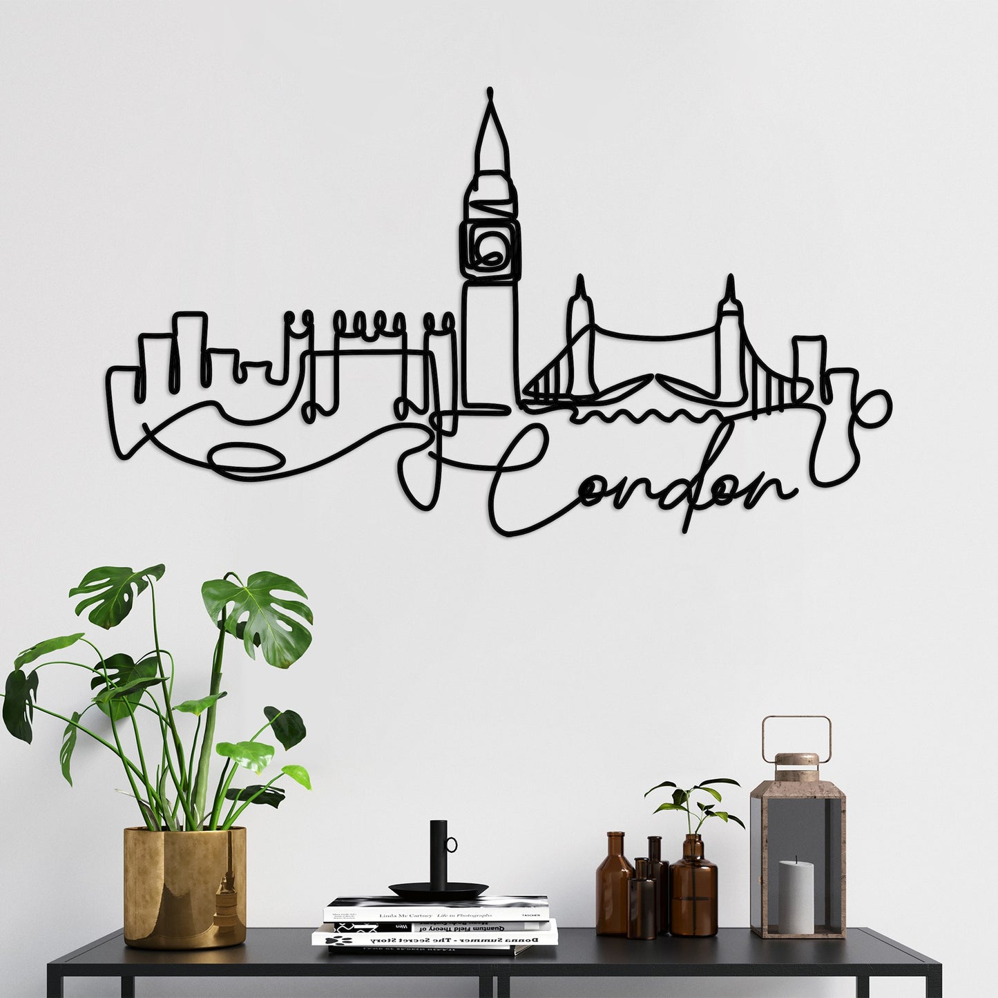 Metalna zidna dekoracija London