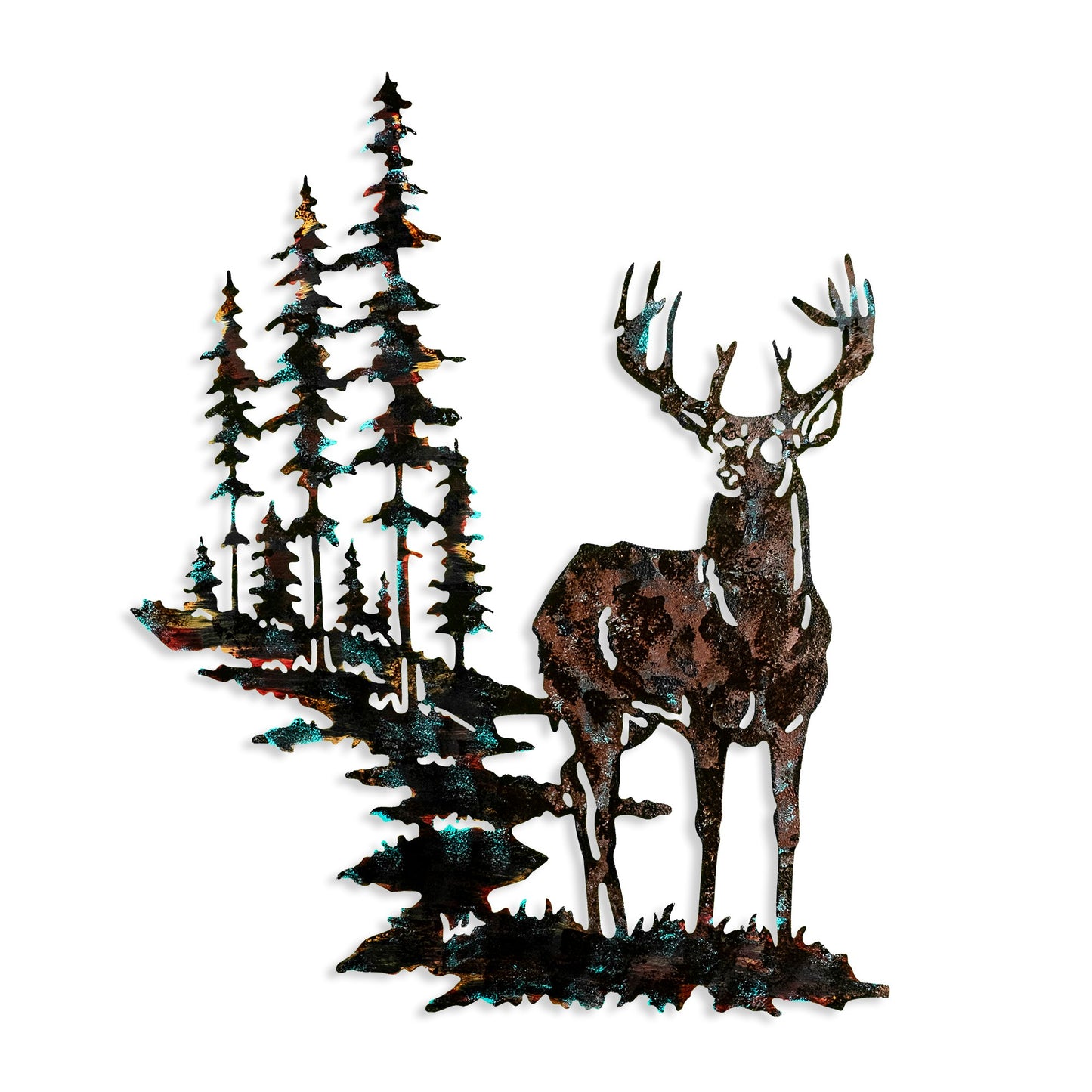 Metalna zidna dekoracija Deer