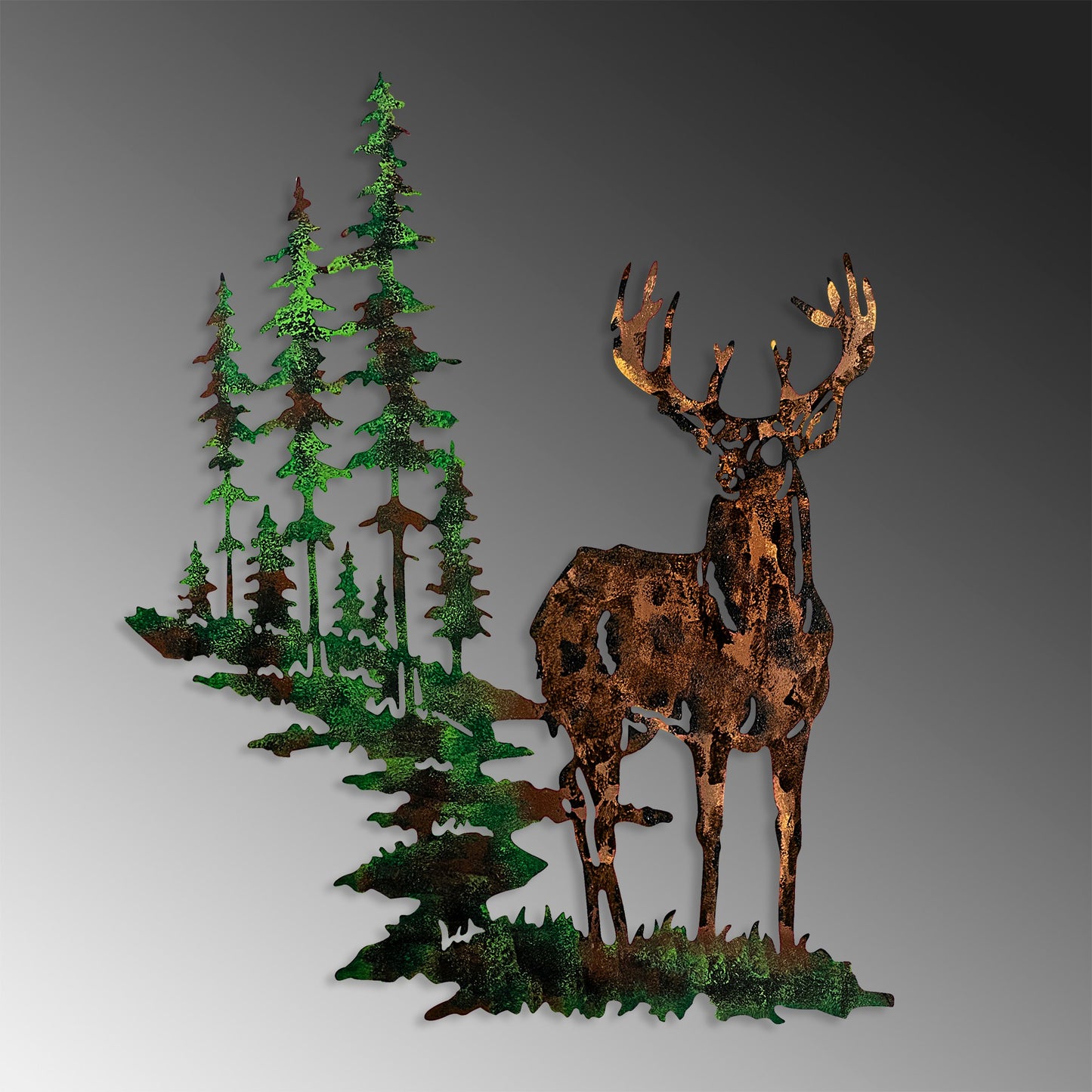 Metalna zidna dekoracija Deer 2