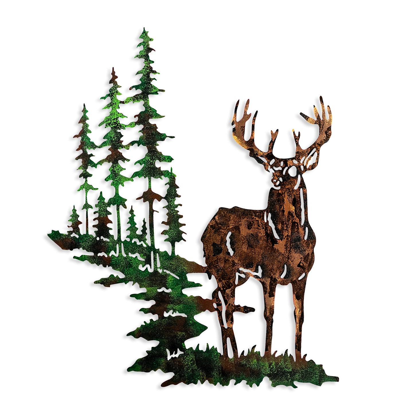 Metalna zidna dekoracija Deer 2