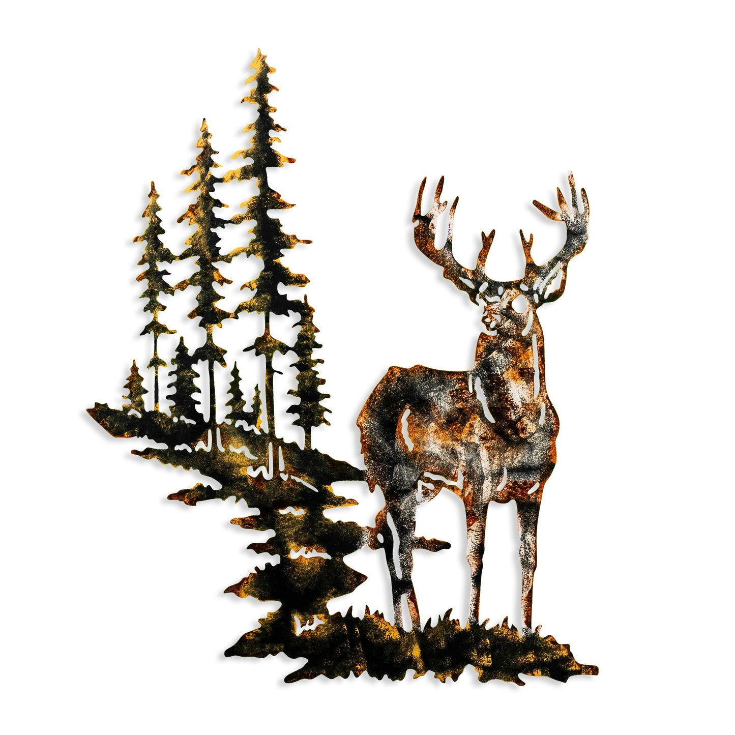 Metalna zidna dekoracija Deer 3