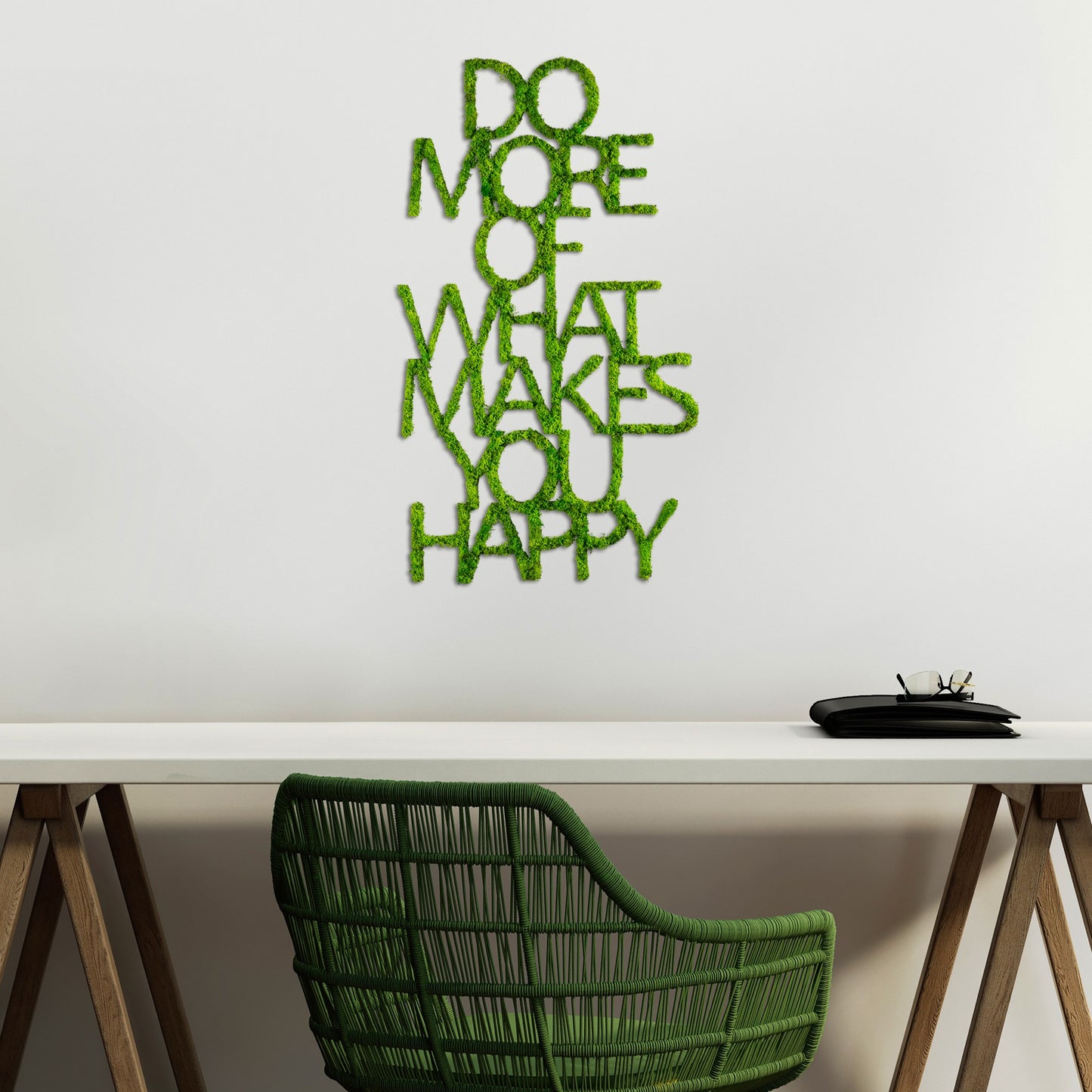 Metalna zidna dekoracija Do More Of What Makes You Happy
