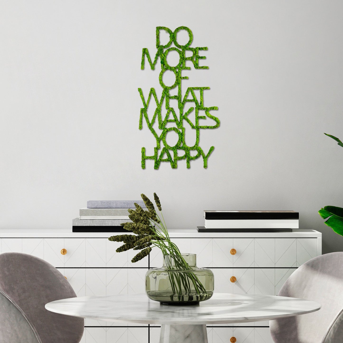 Metalna zidna dekoracija Do More Of What Makes You Happy